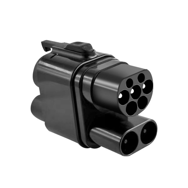 Sicherer und zuverlässiger CCS2 bis CCS1 -Kompatibilität DC Fast Ladegerät Adapter 