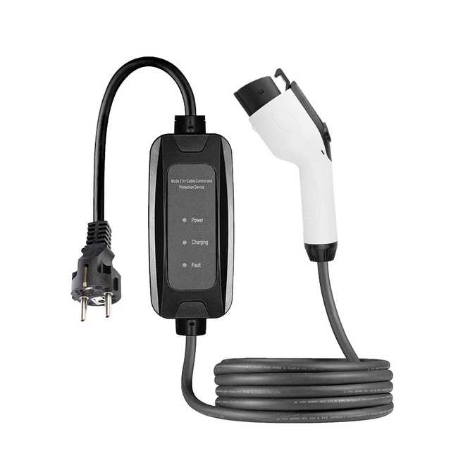 1Phase 3,5 kW/7 kW tragbares EV -Ladegerät Cee Schuko Plug Model 2 