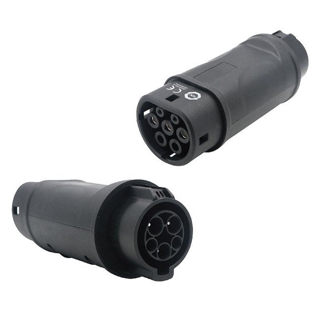 16A/32A Einphasen -integrierter Adapter ohne Kabel von Typ 1 Socket bis Typ 2 weiblicher Stecker