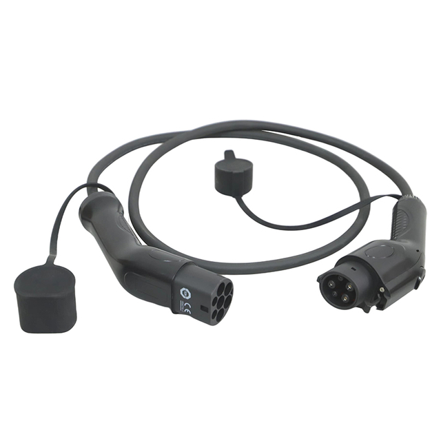 Evtaurus 40a 9,6 kW Typ 1 bis Typ 2 EV -Ladekabel für amerikanisches Standard -Elektroauto