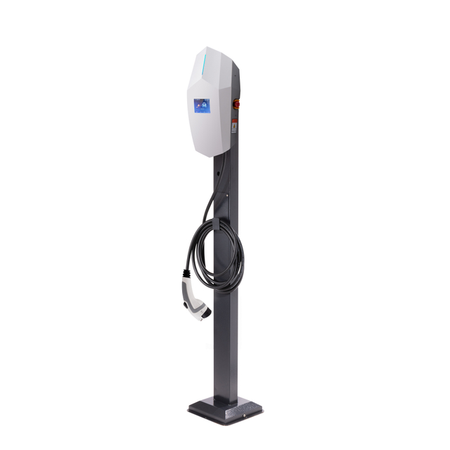 16A/32A JT10 OCPP 1.6J 4G WiFI LAN Commercial EV Wallbox （3,6 kW 7,2 kW 11 kW 22 kW） mit IEC 62196-2 oder SAEJ1772 Stecker