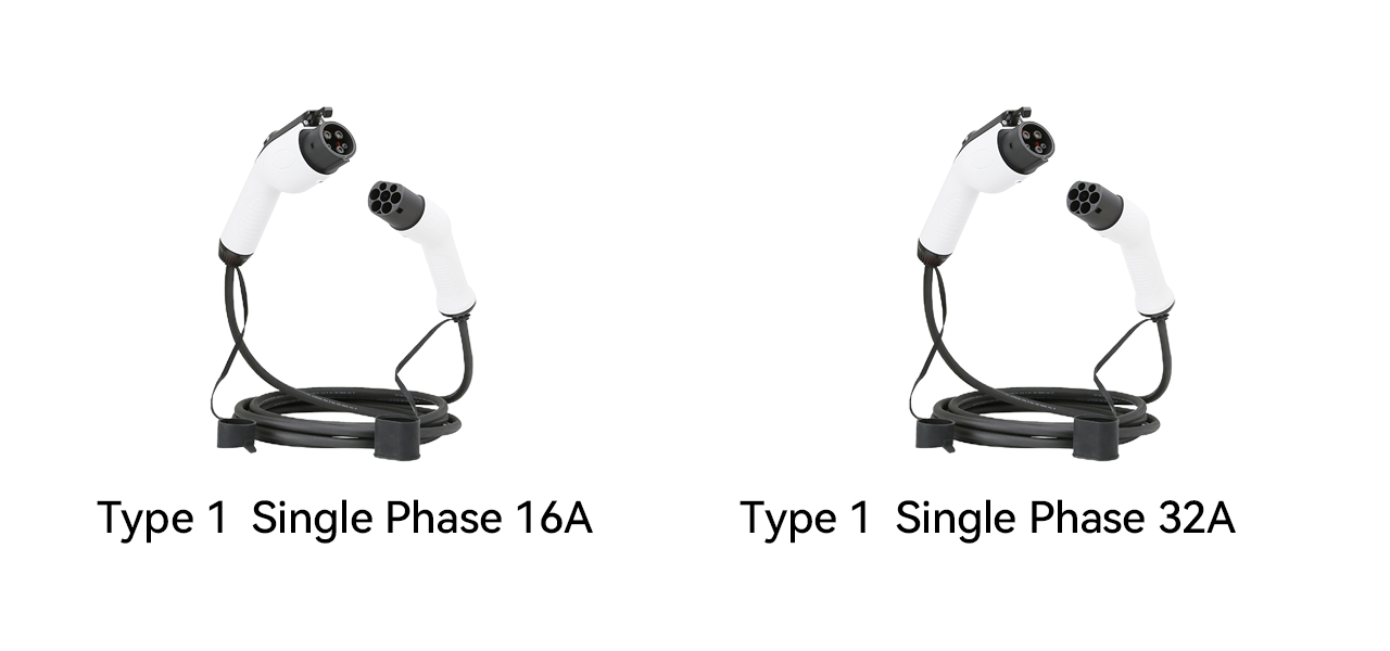 Kabel Typ 1, einphasig