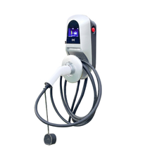 JT20 Basic EV-Ladestation （16A 32a 7,2 kW 11 kW 22 kW） mit 5 m oder angepasster Länge Kabel SAE J1772 & IEC 62196-2 Plug-Evtaurus 